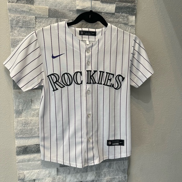 Nike Kids' Colorado Rockies Kris Bryant #23 Home - Picture 6 of 14